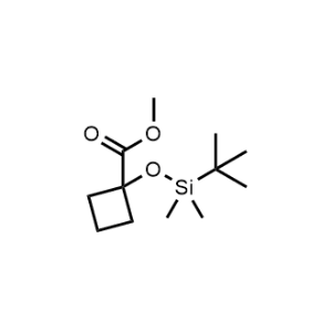 Methyl 1-((tert-butyldimethylsilyl)oxy)cyclobutane-1-carboxylate|CS-1063112