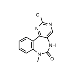 2-Chloro-7-methyl-5,7-dihydro-6H-benzo[d]pyrimido[4,5-f][1,3]diazepin-6-one|CS-1063194