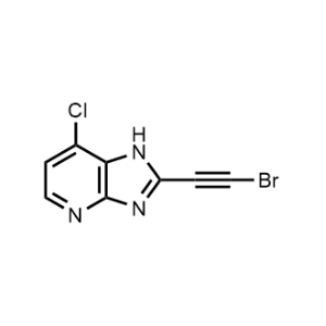 2-(Bromoethynyl)-7-chloro-1H-imidazo[4,5-b]pyridine|CS-1063215