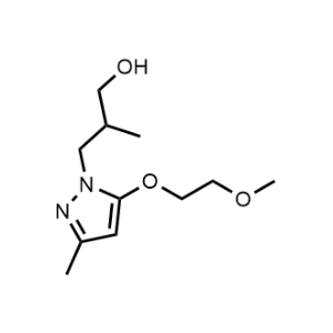 3-(5-(2-Methoxyethoxy)-3-methyl-1H-pyrazol-1-yl)-2-methylpropan-1-ol|CS-1063219