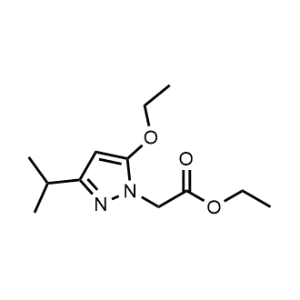 Ethyl 2-(5-ethoxy-3-isopropyl-1H-pyrazol-1-yl)acetate|CS-1063362