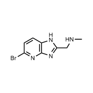 1-(5-Bromo-1H-imidazo[4,5-b]pyridin-2-yl)-N-methylmethanamine|CS-1063415