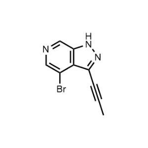 4-Bromo-3-(prop-1-yn-1-yl)-1H-pyrazolo[3,4-c]pyridine|CS-1063452