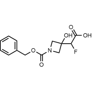 2-(1-((Benzyloxy)carbonyl)-3-hydroxyazetidin-3-yl)-2-fluoroacetic acid|CS-1063478