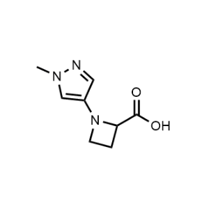 1-(1-Methyl-1H-pyrazol-4-yl)azetidine-2-carboxylic acid|CS-1063650