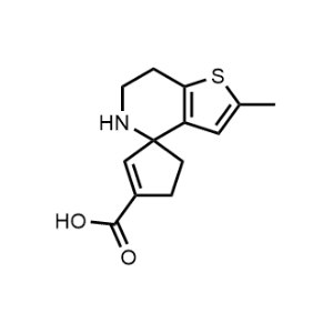 2'-Methyl-6',7'-dihydro-5'H-spiro[cyclopentane-1,4'-thieno[3,2-c]pyridin]-2-ene-3-carboxylic acid|CS-1063678