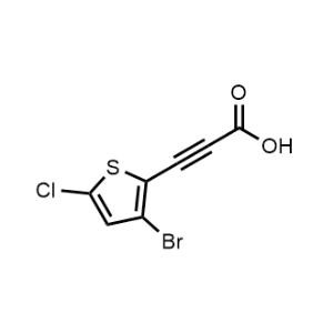 3-(3-Bromo-5-chlorothiophen-2-yl)propiolic acid|CS-1063682