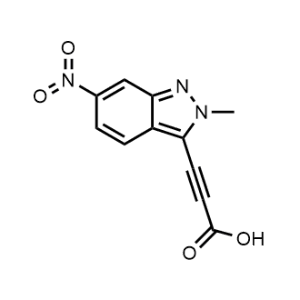 3-(2-Methyl-6-nitro-2H-indazol-3-yl)propiolic acid|CS-1063692
