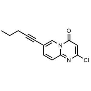 2-Chloro-7-(pent-1-yn-1-yl)-4H-pyrido[1,2-a]pyrimidin-4-one|CS-1063712