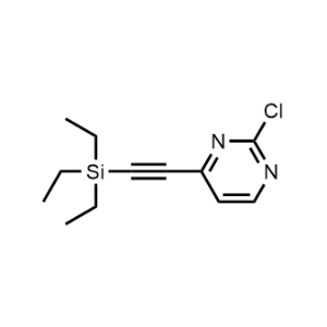 2-Chloro-4-((triethylsilyl)ethynyl)pyrimidine|CS-1063717
