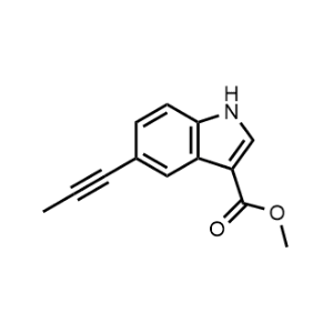 Methyl 5-(prop-1-yn-1-yl)-1H-indole-3-carboxylate|CS-1063722