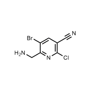 6-(Aminomethyl)-5-bromo-2-chloronicotinonitrile|CS-1063821