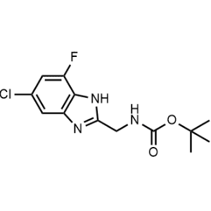Tert-butyl ((5-chloro-7-fluoro-1H-benzo[d]imidazol-2-yl)methyl)carbamate|CS-1063958