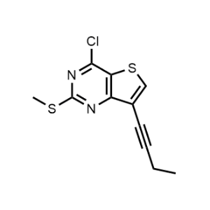 7-(But-1-yn-1-yl)-4-chloro-2-(methylthio)thieno[3,2-d]pyrimidine|CS-1063986