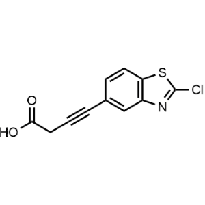 4-(2-Chlorobenzo[d]thiazol-5-yl)but-3-ynoic acid|CS-1064000