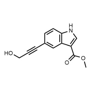 Methyl 5-(3-hydroxyprop-1-yn-1-yl)-1H-indole-3-carboxylate|CS-1064052