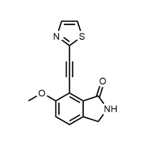 6-Methoxy-7-(thiazol-2-ylethynyl)isoindolin-1-one|CS-1064218