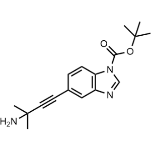 Tert-butyl 5-(3-amino-3-methylbut-1-yn-1-yl)-1H-benzo[d]imidazole-1-carboxylate|CS-1064272