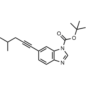 Tert-butyl 6-(4-methylpent-1-yn-1-yl)-1H-benzo[d]imidazole-1-carboxylate|CS-1064305