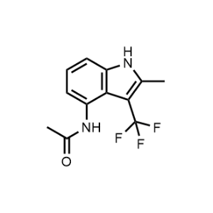 N-(2-Methyl-3-(trifluoromethyl)-1H-indol-4-yl)acetamide|CS-1064329