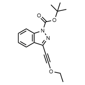 Tert-butyl 3-(ethoxyethynyl)-1H-indazole-1-carboxylate|CS-1064395