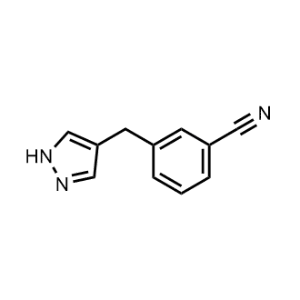 3-((1H-Pyrazol-4-yl)methyl)benzonitrile|CS-1064436