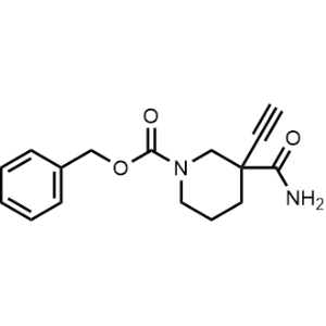 Benzyl 3-carbamoyl-3-ethynylpiperidine-1-carboxylate|CS-1064527