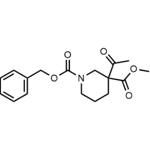 1-Benzyl 3-methyl 3-acetylpiperidine-1,3-dicarboxylate|CS-1064535