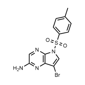 7-Bromo-5-tosyl-5H-pyrrolo[2,3-b]pyrazin-2-amine|CS-1064616