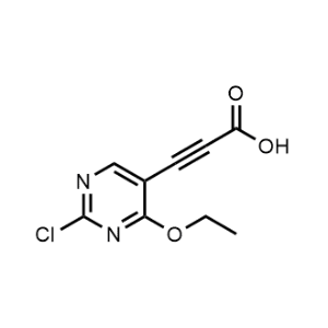 3-(2-Chloro-4-ethoxypyrimidin-5-yl)propiolic acid|CS-1064662