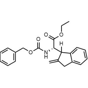 Ethyl (2S)-2-(((benzyloxy)carbonyl)amino)-2-(2-methylene-2,3-dihydro-1H-inden-1-yl)acetate|CS-1064717