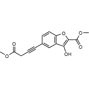 Methyl 3-hydroxy-5-(4-methoxy-4-oxobut-1-yn-1-yl)benzofuran-2-carboxylate|CS-1064752