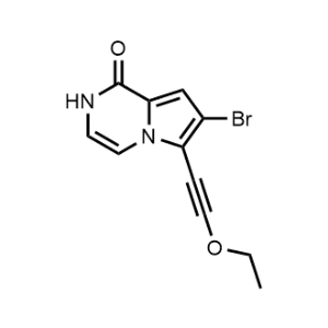 7-Bromo-6-(ethoxyethynyl)pyrrolo[1,2-a]pyrazin-1(2H)-one|CS-1064772