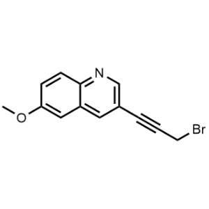 3-(3-Bromoprop-1-yn-1-yl)-6-methoxyquinoline|CS-1064789