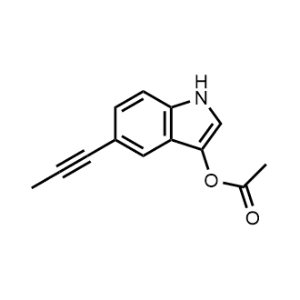 5-(Prop-1-yn-1-yl)-1H-indol-3-yl acetate|CS-1064800