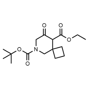 6-(Tert-butyl) 9-ethyl 8-oxo-6-azaspiro[3.5]nonane-6,9-dicarboxylate|CS-1064816