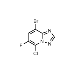 8-Bromo-5-chloro-6-fluoro-[1,2,4]triazolo[1,5-a]pyridine|CS-1064825