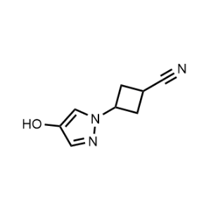 3-(4-Hydroxy-1H-pyrazol-1-yl)cyclobutane-1-carbonitrile|CS-1064912