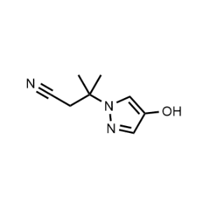 3-(4-Hydroxy-1H-pyrazol-1-yl)-3-methylbutanenitrile|CS-1064913