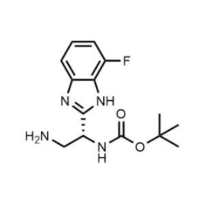 Tert-butyl (R)-(2-amino-1-(7-fluoro-1H-benzo[d]imidazol-2-yl)ethyl)carbamate|CS-1064955