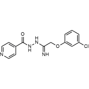 N'-(2-(3-Chlorophenoxy)-1-iminoethyl)isonicotinohydrazide|CS-1064991
