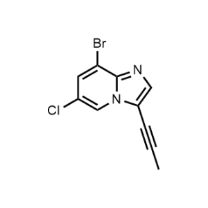 8-Bromo-6-chloro-3-(prop-1-yn-1-yl)imidazo[1,2-a]pyridine|CS-1065066