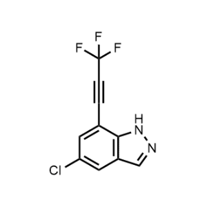 5-Chloro-7-(3,3,3-trifluoroprop-1-yn-1-yl)-1H-indazole|CS-1065147