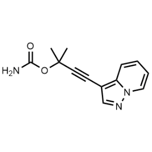 2-Methyl-4-(pyrazolo[1,5-a]pyridin-3-yl)but-3-yn-2-yl carbamate|CS-1065149