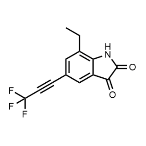7-Ethyl-5-(3,3,3-trifluoroprop-1-yn-1-yl)indoline-2,3-dione|CS-1065170