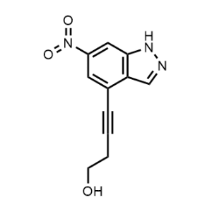 4-(6-Nitro-1H-indazol-4-yl)but-3-yn-1-ol|CS-1065179