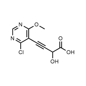 4-(4-Chloro-6-methoxypyrimidin-5-yl)-2-hydroxybut-3-ynoic acid|CS-1065226