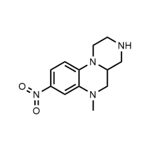 6-Methyl-8-nitro-2,3,4,4a,5,6-hexahydro-1H-pyrazino[1,2-a]quinoxaline|CS-1065259