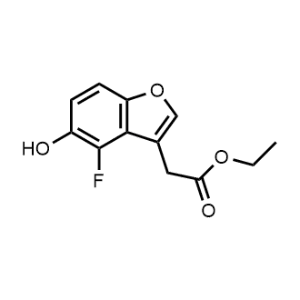 Ethyl 2-(4-fluoro-5-hydroxybenzofuran-3-yl)acetate|CS-1065369