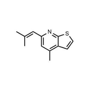 4-Methyl-6-(2-methylprop-1-en-1-yl)thieno[2,3-b]pyridine|CS-1065422